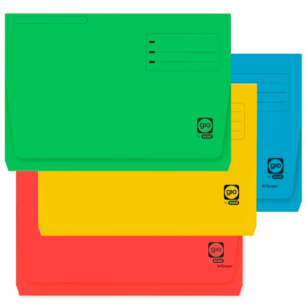 Colores intensos de las subcarpetas Pocket Gio