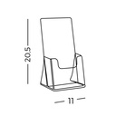 Expositor de metacrilato para trípticos