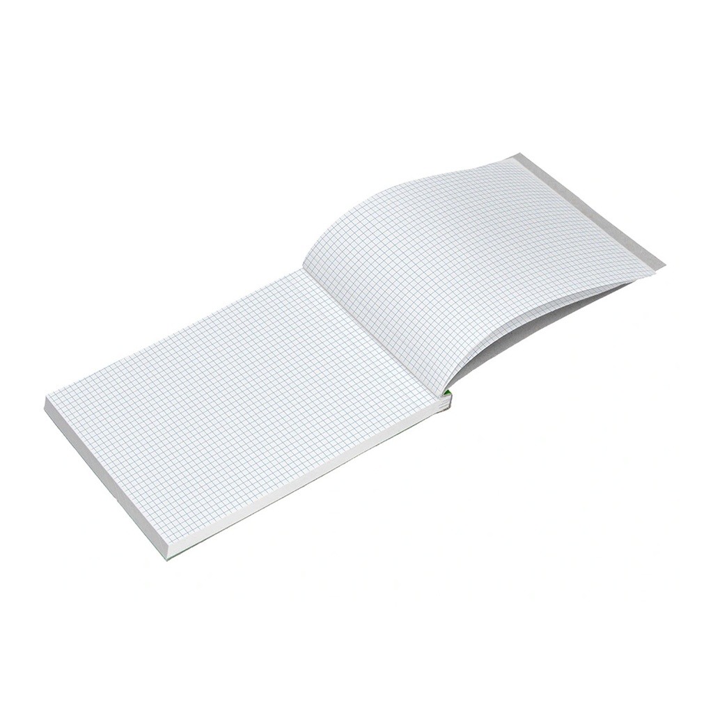 Bloc encolado y microperforado A4 cuadriculado 80 hojas