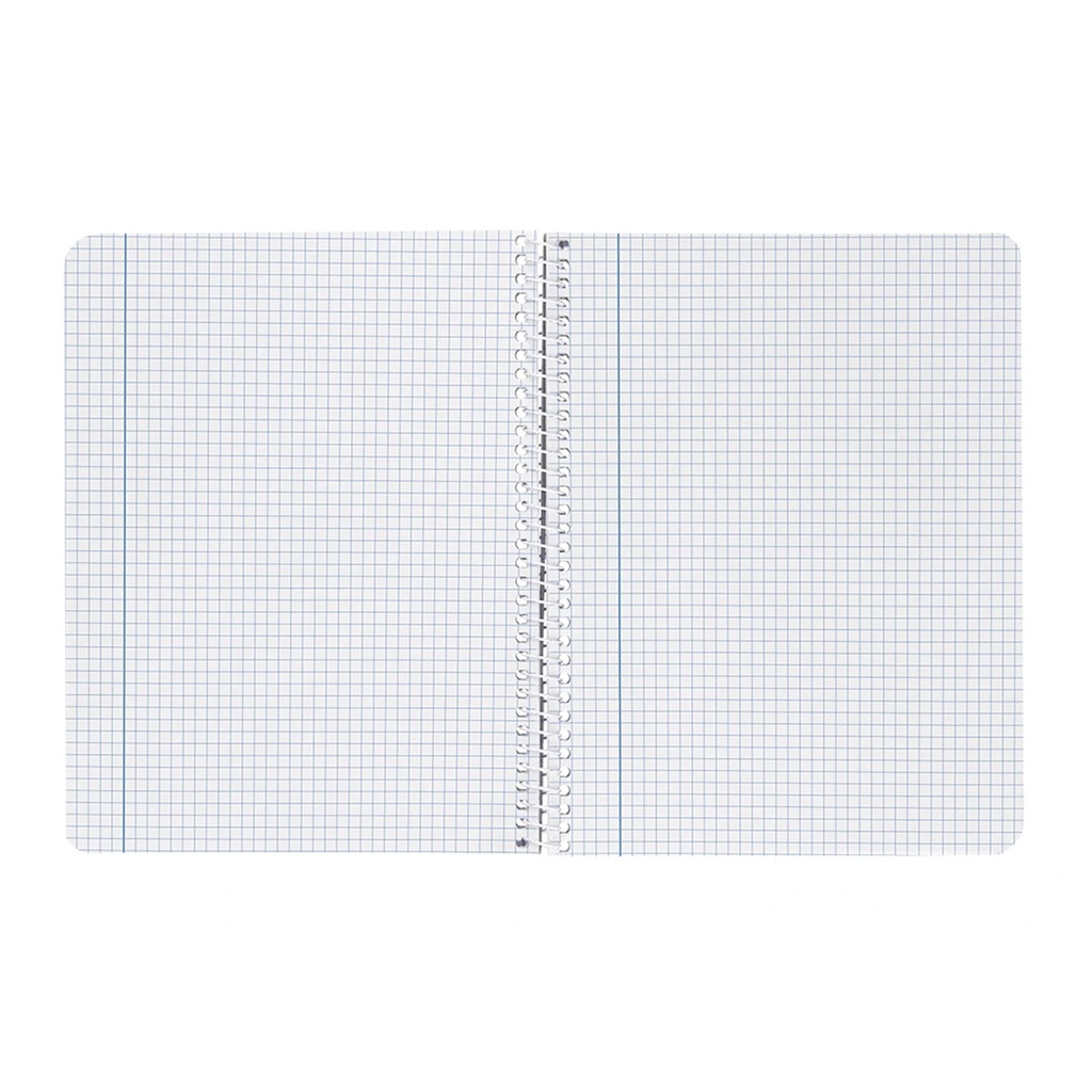 Cuaderno de espiral 4º cuadriculado de 80 hojas de 60 gramos