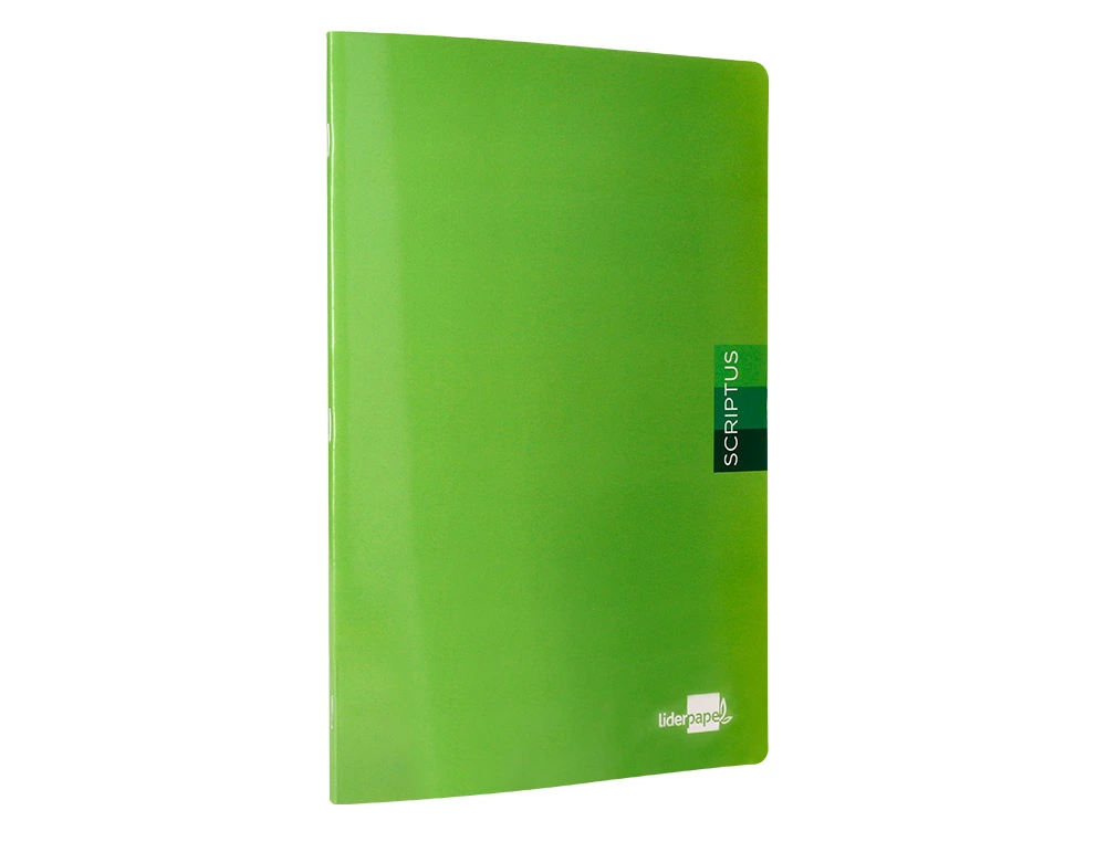 Libreta grapada A5 cuadriculado 48 hojas verde Scriptus