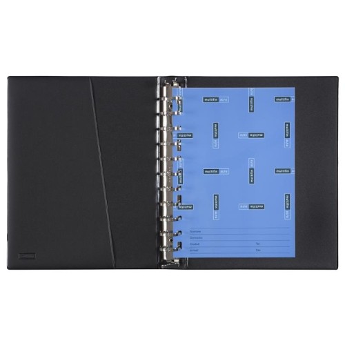 Recambio para anillas 1/4 pautado horizontal Multifin (50 hojas)