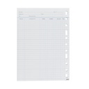 Recambio para anillas 1/4 cuentas corrientes Multifin (50 hojas)