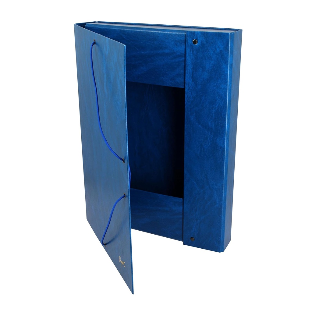 Carpeta de proyectos lomo de 90 mm azul Project