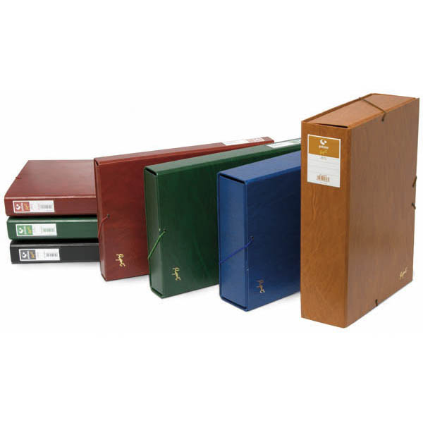 Carpeta de proyectos lomo de 90 mm cuero Project