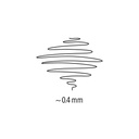 Rotulador permanente Staedtler Lumocolor 313 S azul retroproyección punta superfina 0.4 mm Ref. 313-3