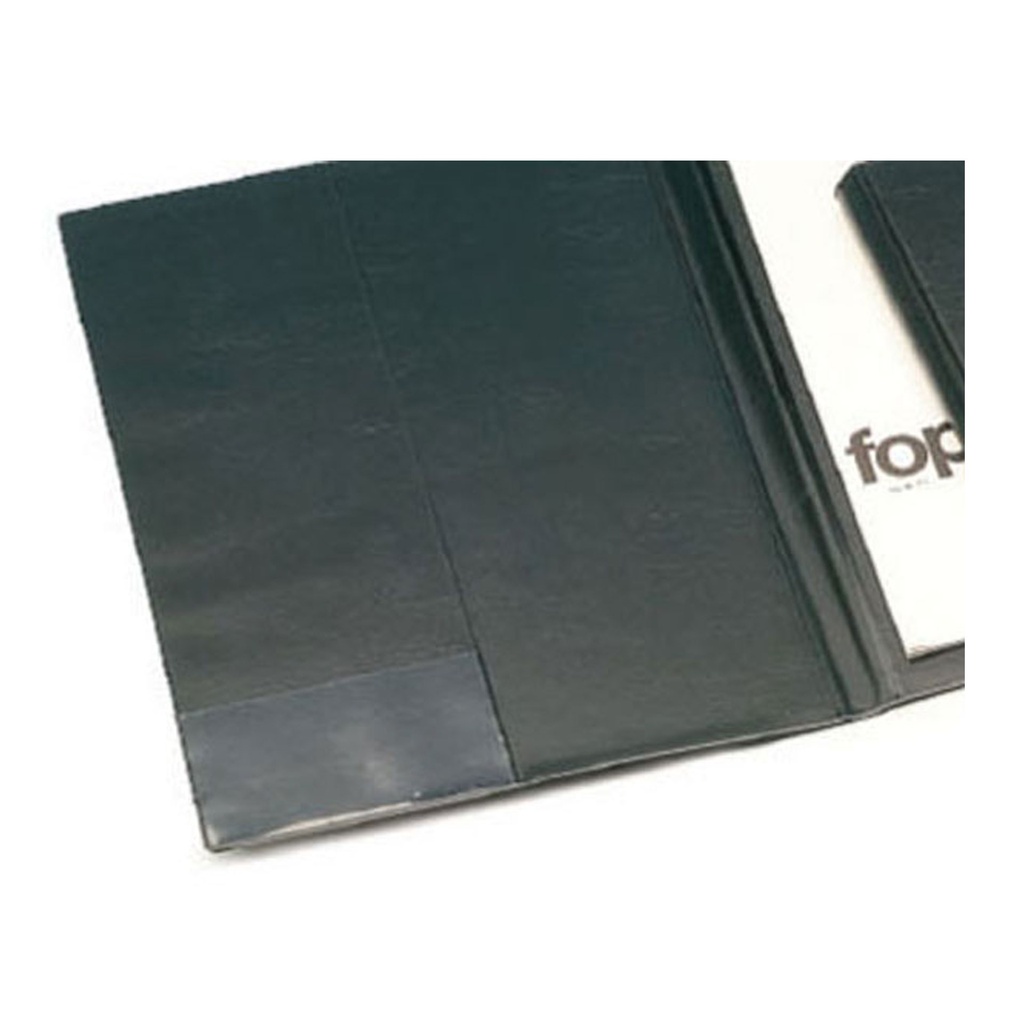 Carpeta convención símil piel negra