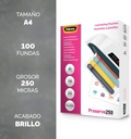 Funda de plastificar A4 216 x 303 mm 250 µ brillo Fellowes Preserve250