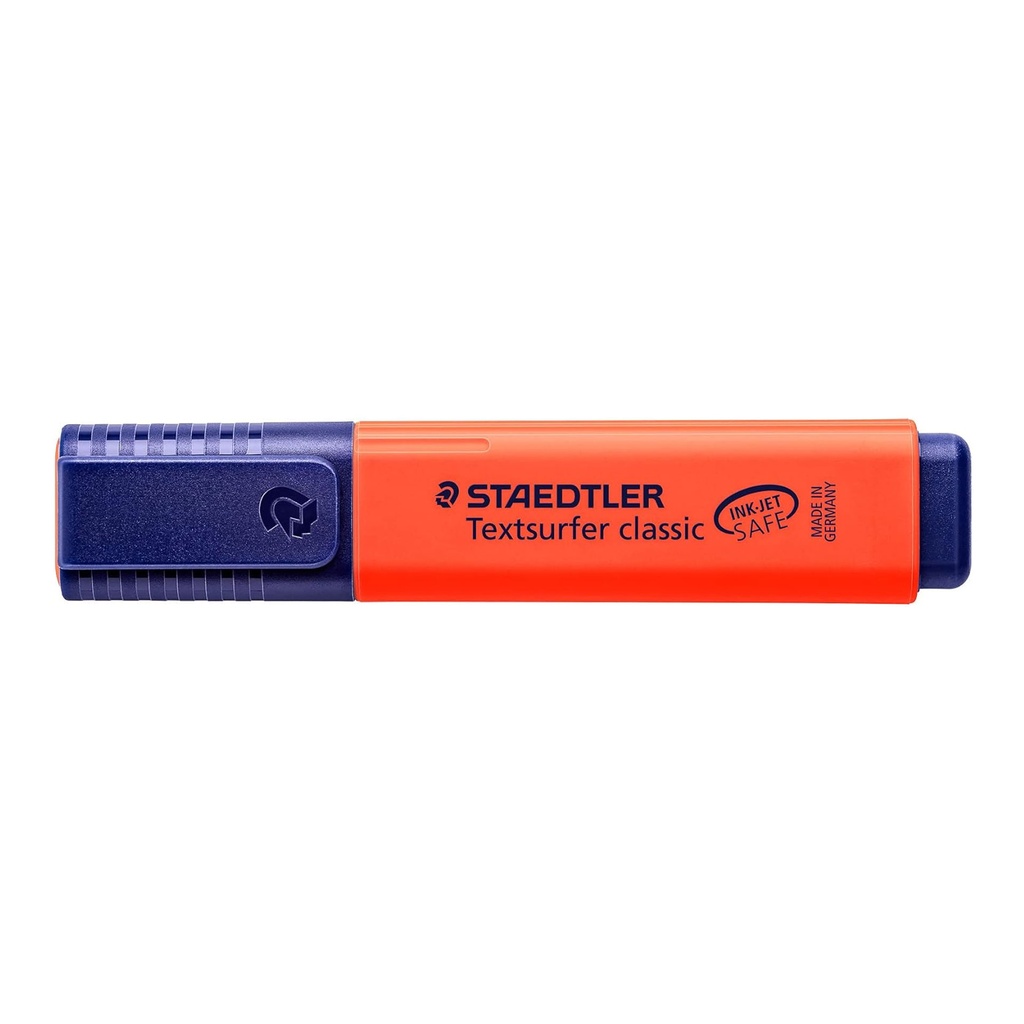 Rotulador fluorescente rojo Staedtler Textsurfer Classic 364 para subrayar documentos