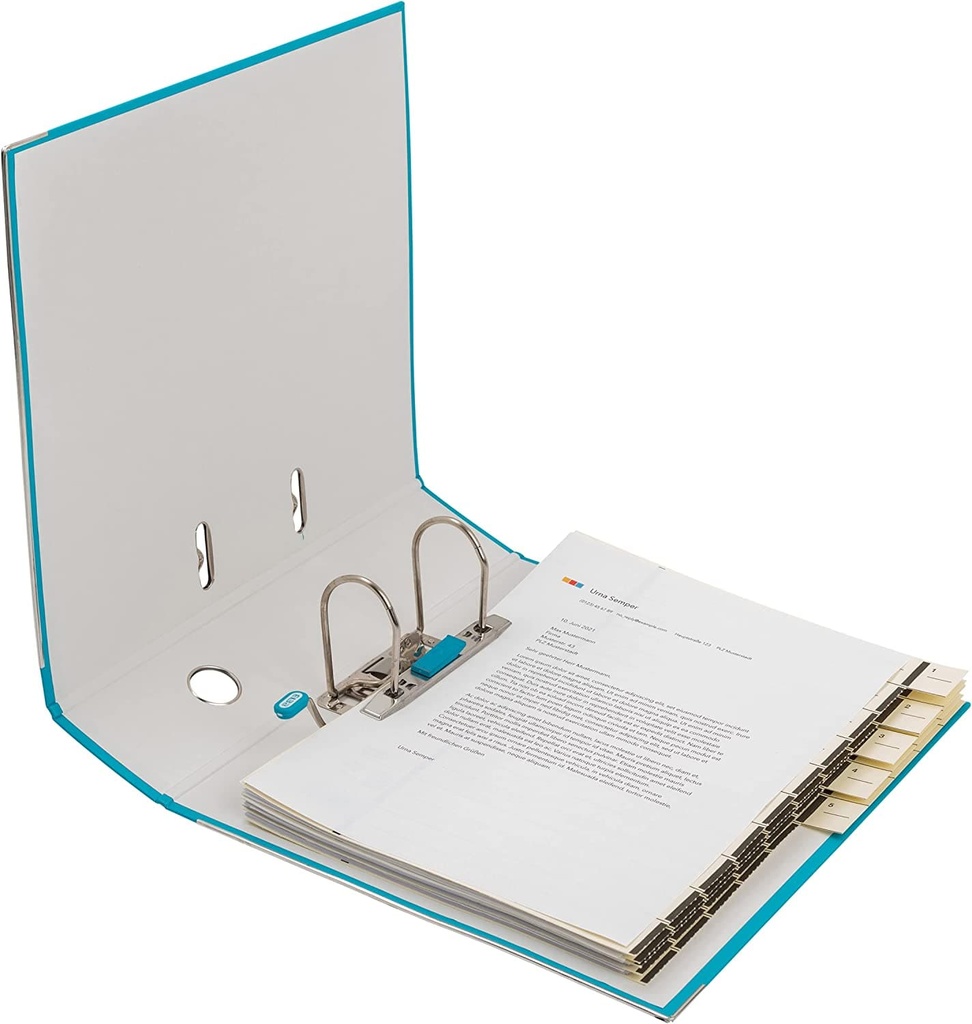 Archivador AZ Elba Pro Rado Top Folio en color turquesa