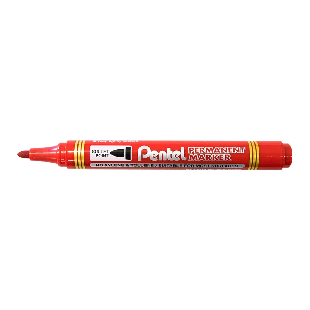 Rotulador permanente Pentel N850 rojo punta redonda de trazo 1,5 a 3 mm
