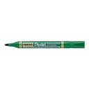 Rotulador permanente Pentel N850 verde punta redonda de trazo 1,5 a 3 mm