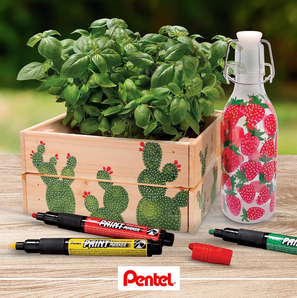 Rotulador acrílico Pentel Paint Marker naranja MMP20-FO