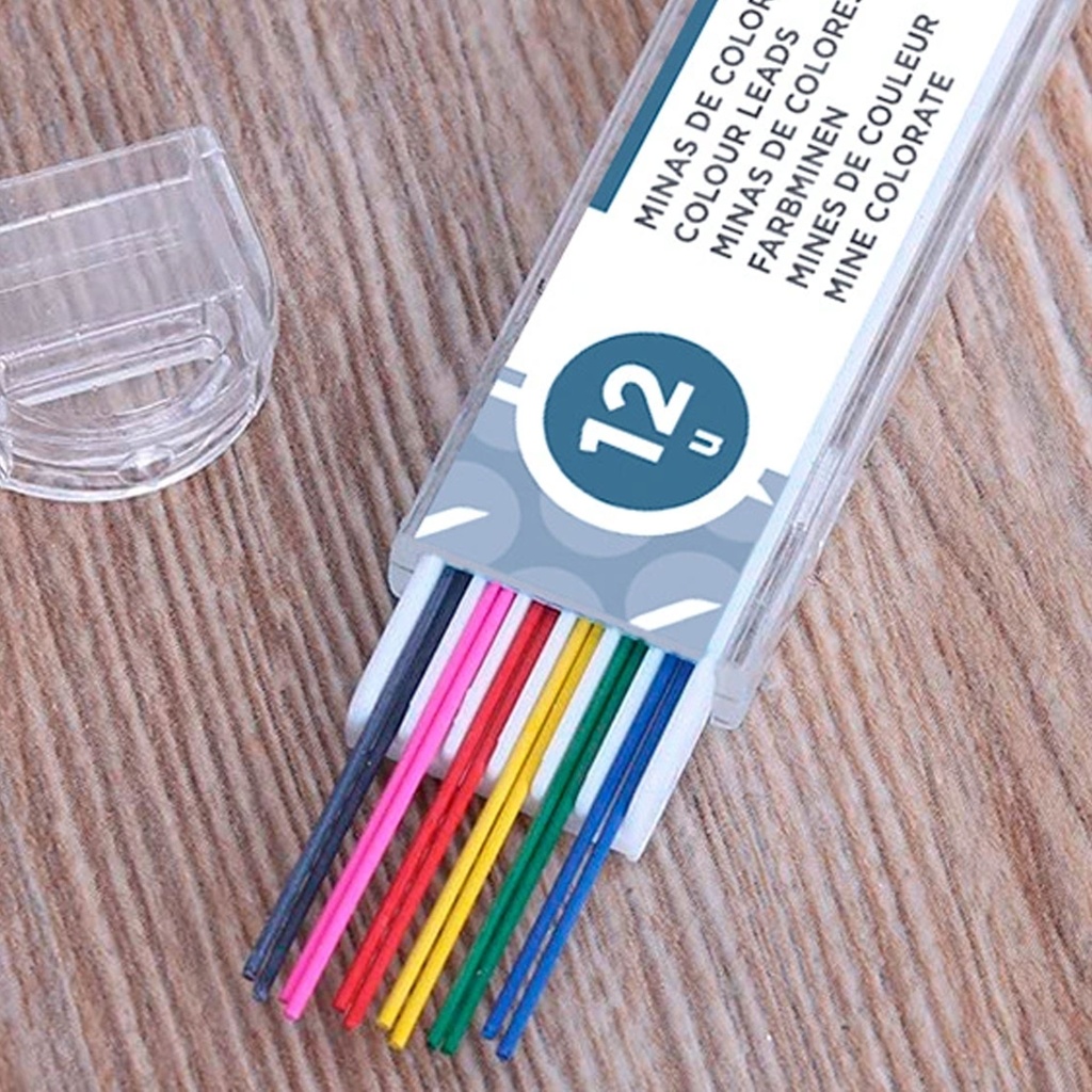 Minas de colores 0.5 HB (Tubo de 12)