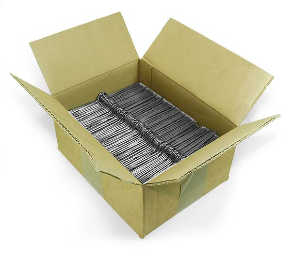 Caja con 1500 colgadores calendario en color plata