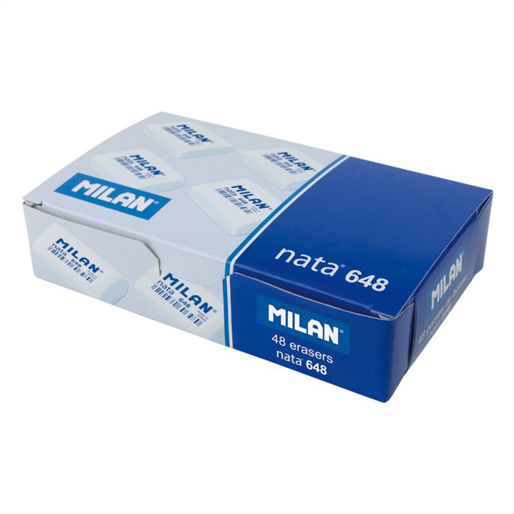 Goma de borrar Milan Nata 648 caja