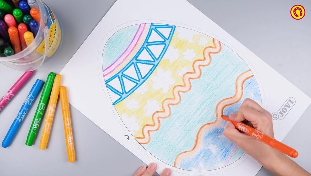 Rotuladores Jovi escolares de colores trazo uniforme y cuerpo ergonómico