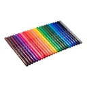 Estuche rotuladores escolares Jovi 24 unidades punta fina lavables