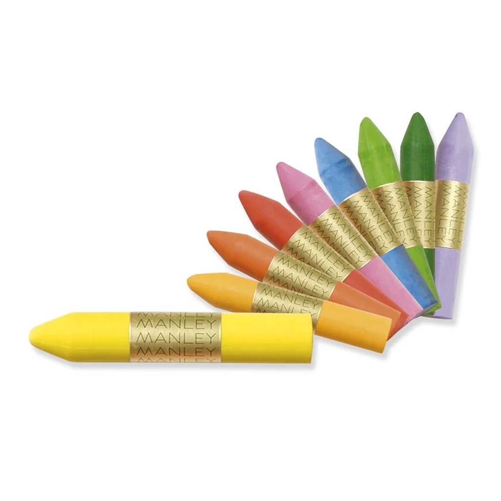 Ceras blandas Manley 24 colores surtidos para uso escolar y artístico