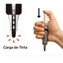  Sistema de bombeo de tinta del rotulador Pentel Maxiflo MWL5S activado con pulsador trasero para flujo constante