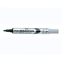 Rotulador para pizarra blanca Pentel Maxiflo MWL5S negro punta fina 2 mm con cuerpo transparente y pulsador