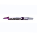 Rotulador Pentel Maxiflo MWL5S violeta para pizarra blanca, con tinta líquida y pulsador trasero visible