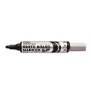 Rotulador para pizarra blanca Pentel Maxiflo MWL5M negro punta media redonda de 3 mm con gran visibilidad y borrado limpio