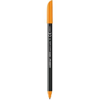 Rotulador Edding 1200 naranja nº6  punta fina para papel