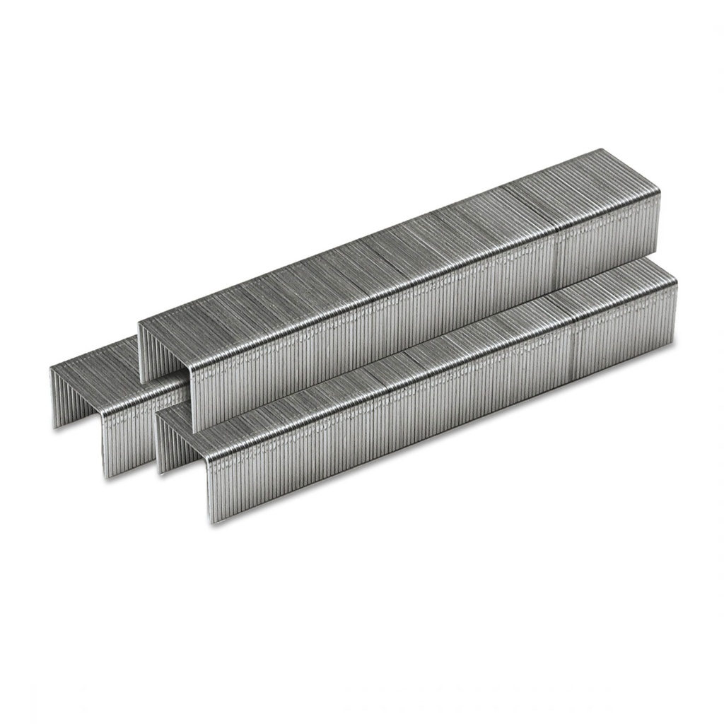 Grapas galvanizadas grandes para grapadora de alto rendimiento, perfectas para grapar grandes volúmenes de papel en entornos de oficina