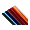 Gama de colores de rollos de papel celofán Sadipal para manualidades transparentes