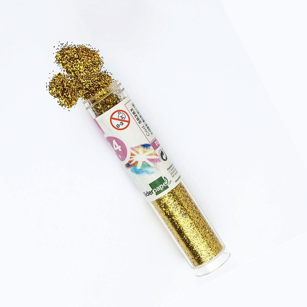 Purpurina dorada 14 gramos