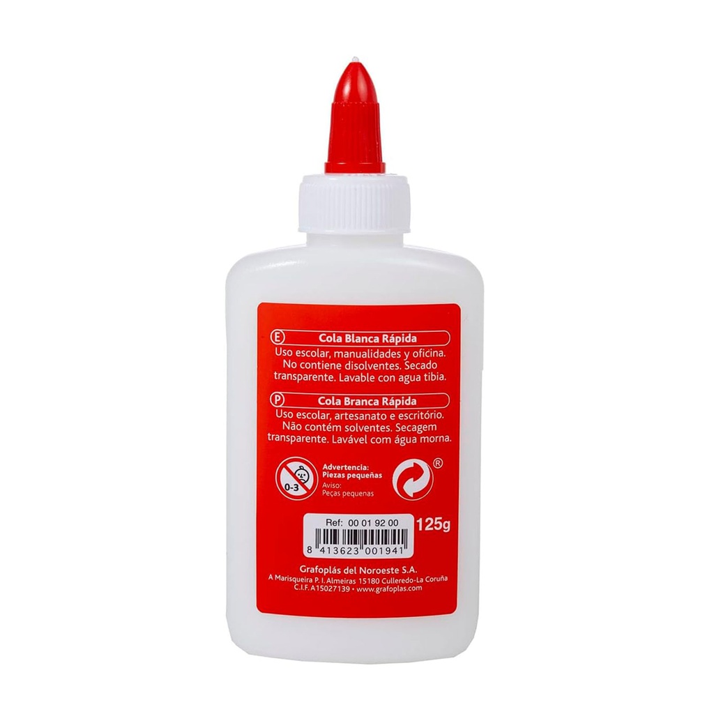 Etiqueta trasera de la cola blanca Fixo