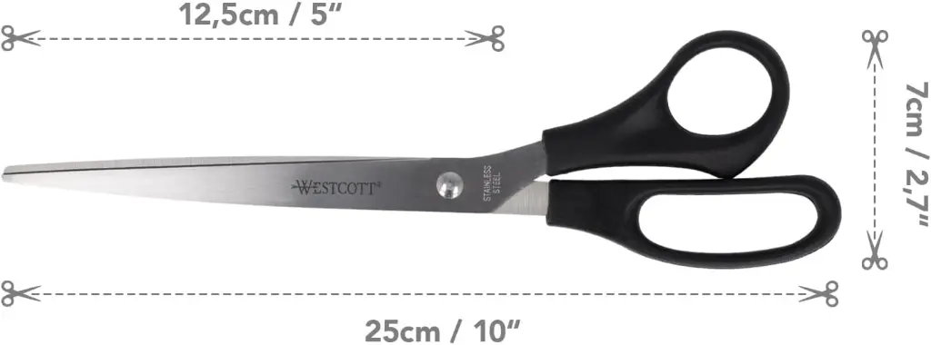 tijeras-westcott-25cm-medidas.webp