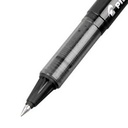 Bolígrafo Pilot V-Ball 0,5 negro completamente cerrado con clip metálico y diseño profesional