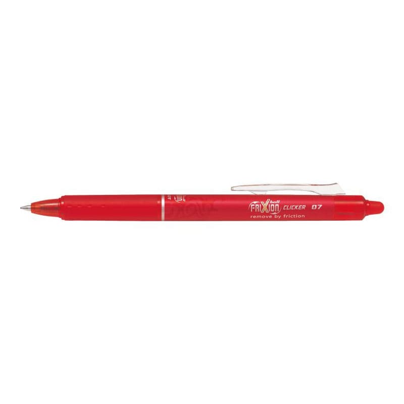 Bolígrafo retráctil borrable Pilot FriXion Ball Clicker 0,7 rojo