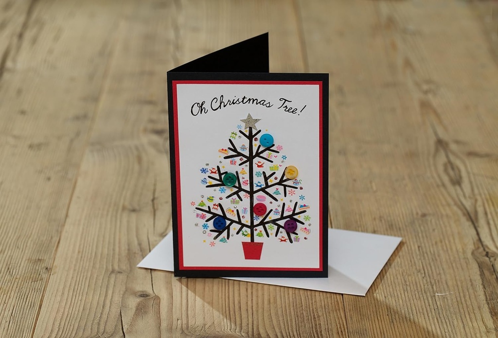 Tarjeta decorada con cinta decorativa Deco Rush de corazones (Pack dispensador con 3 recambios)