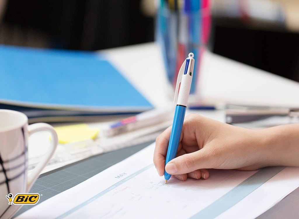 Bolígrafo BIC 4 Colores original escritura multicolor