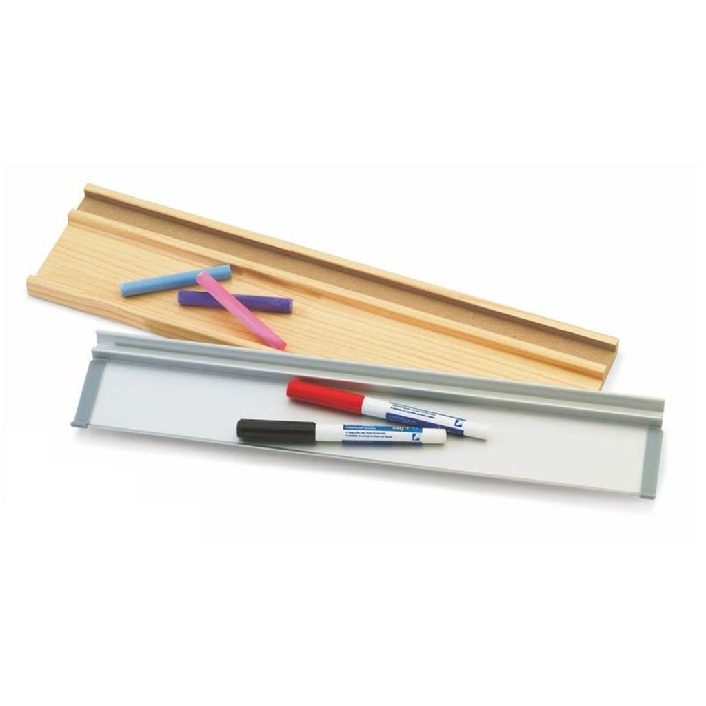 Cajetines de madera y aluminio Faibo para pizarras