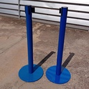 Dos postes separador con cinta extensible Event Space azul