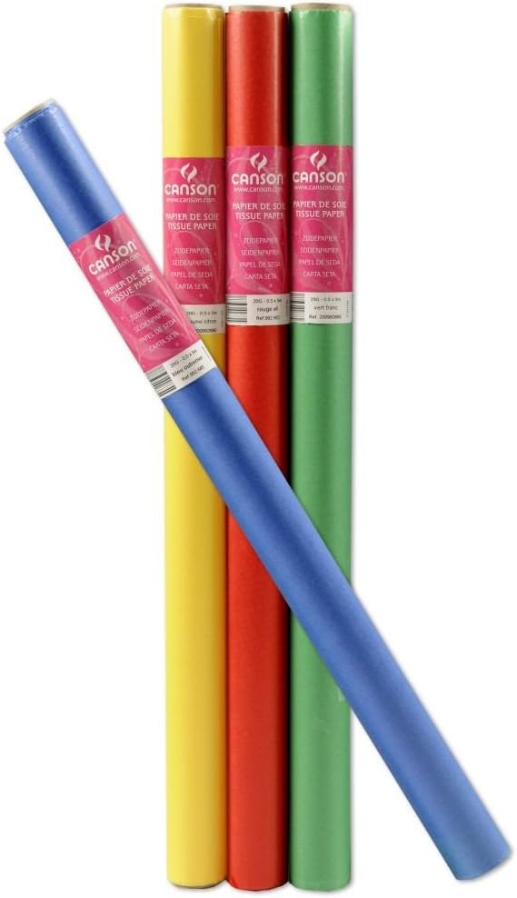 Rollo papel de seda Canson azul ultramar 0,5 x 5 m