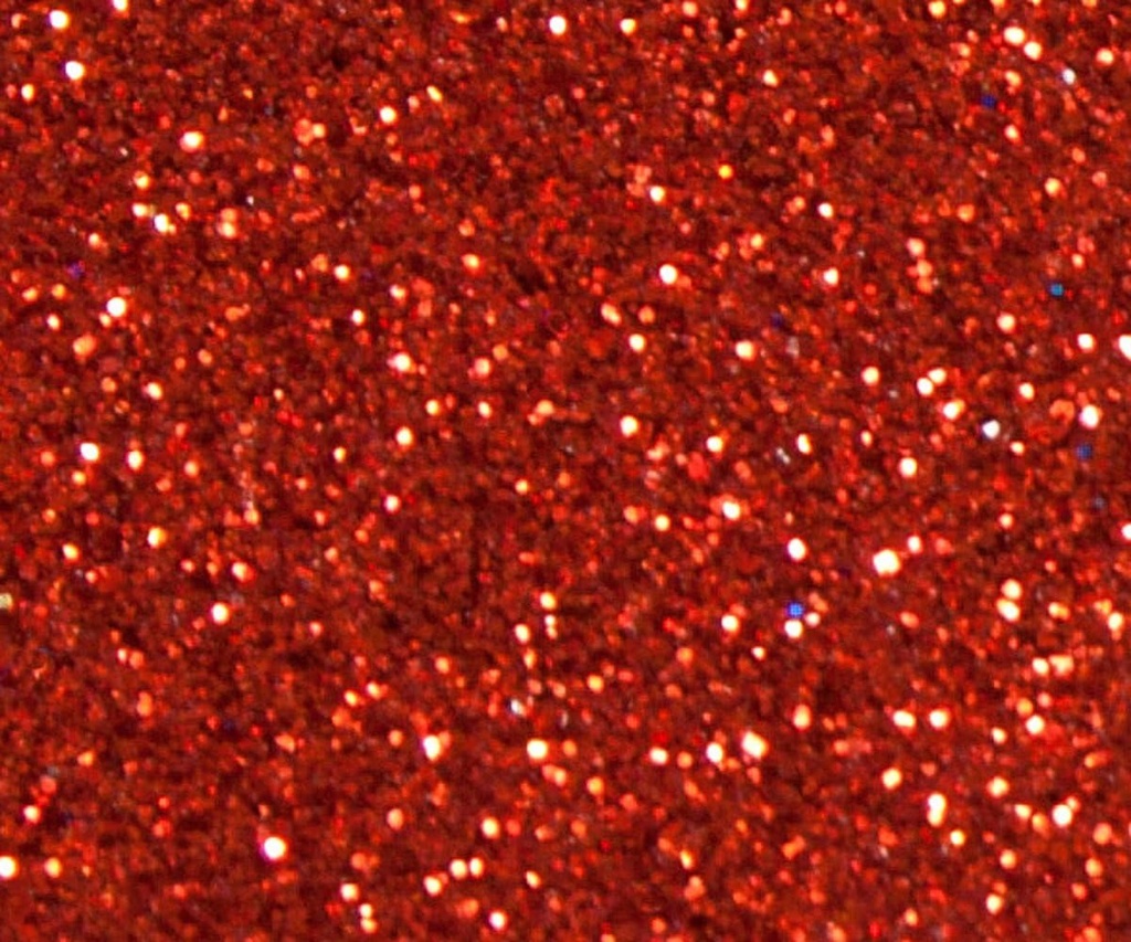 Cartulina 50 x 65 cm en color rojo brillante con purpurina 180 g/m² (Unidad)