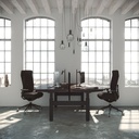 Mesa Mobility doble de Actiu para ajustar la altura del tablero