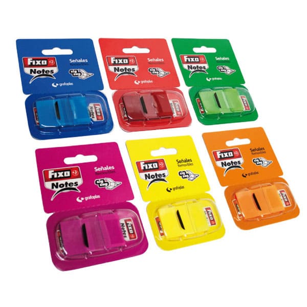 Señalizadores de página Fixo Notes de colores