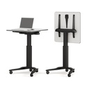 Mesa elevable, abatible y móvil con ruedas Talent de Actiu