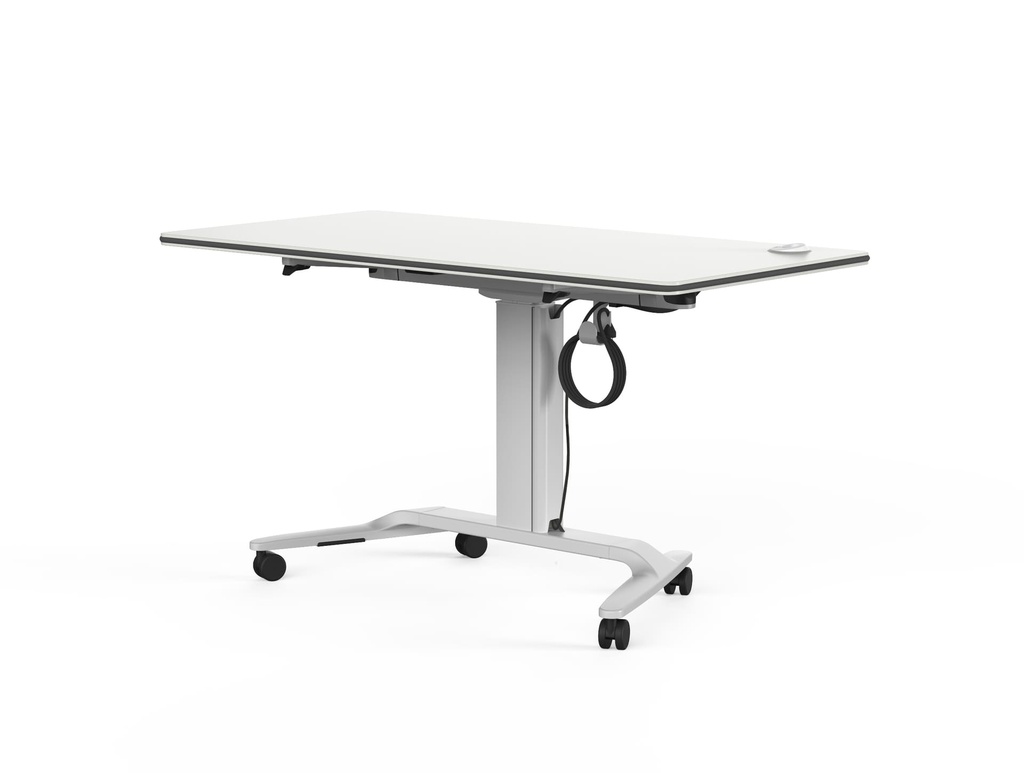 Mesa elevable, abatible y móvil con ruedas Talent de Actiu