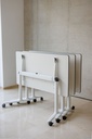 Mesa abatible y móvil con ruedas Talent de Actiu de 80 cm de fondo