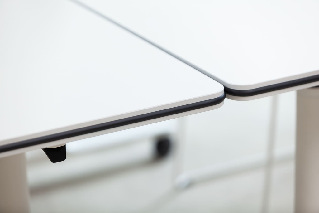 Mesa abatible y móvil con ruedas Talent de Actiu de 80 cm de fondo