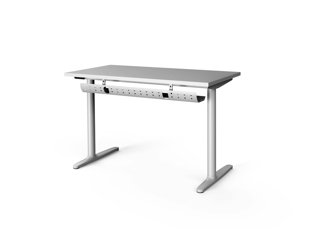 Mesa abatible y móvil con ruedas Talent de Actiu de 80 cm de fondo