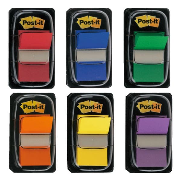 Señalizadores de página de varios colores Psot-it