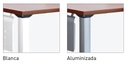 Mesa Cool C300 con patas desmontables cuadradas en dos acabados